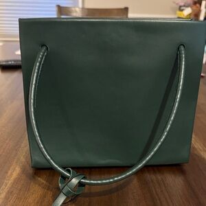 Zara Dark Green Tote Bag
